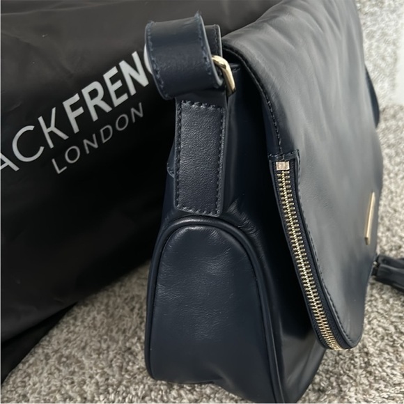 Jack French London Leather Bag NWOT - Picture 12 of 13